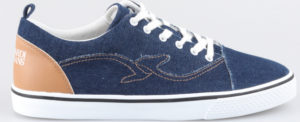 Boty Trussardi Sneakers Denim/Synthetic Leather Stitching Logo