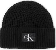 čepice Calvin Klein Jeans J Waffle Beanie K60K606248 Černá