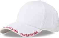 Kšiltovka Calvin Klein Jeans Ckj Visor Logo Cap W K60K606630 Bílá