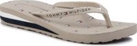 Žabky TOMMY HILFIGER Th Flag Beach Sandal FW0FW04625 Béžová