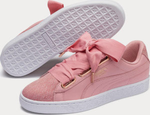 Boty Puma Basket Heart Woven Rose Wn S