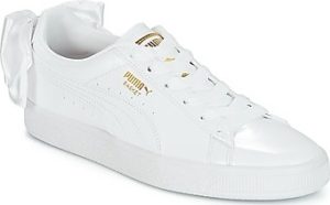 Puma Tenisky WN SUEDE BOW PATENT.WHITE Bílá