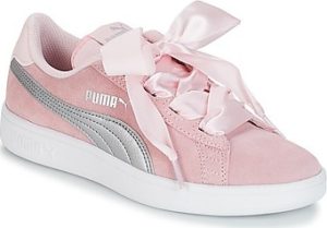 Puma Tenisky Dětské JR PUMA SMASH RIBB.PINK Růžová