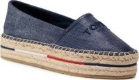 Espadrilky TOMMY HILFIGER Tropical Fade Espadrille FW0FW05019 Tmavomodrá