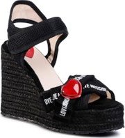 Espadrilky LOVE MOSCHINO JA1609BI0AJS0000 Černá