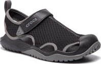 Sandály Crocs Swiftwater Mesh Deck Sandal M 205289 Černá