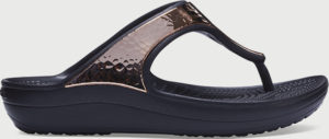 Žabky Crocs Sloane Hammered Met Flip