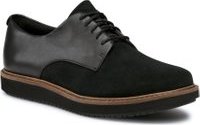 Polobotky Clarks Glick Darby 261552584 Černá