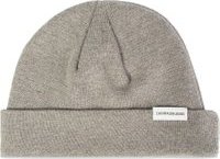 čepice Calvin Klein Jeans J Watch Beanie K50K505101 Šedá