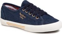 Tenisky Pepe Jeans Aberlady Denim20 PLS30949 Tmavomodrá