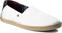 Espadrilky TOMMY HILFIGER Easy Summer Slip On FM0FM00569 Bílá