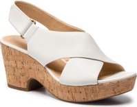 Sandály Clarks Maritsa Lara 261413754 Bílá