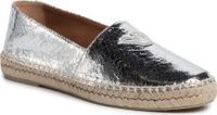 Espadrilky Emporio Armani X3S026 XF440 00520 Stříbrná