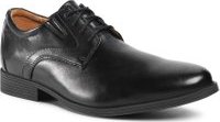 Polobotky Clarks Whiddon Plain 261529187 Černá