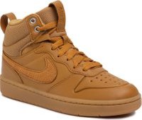 Boty NIKE Court Borough Mid 2 Boot (GS) BQ5440 700 Hnědá