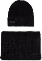 Sada čepice a šál Calvin Klein Studded Giftbox (Scarf+Beanie) K60K606091 Černá