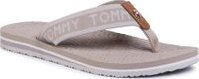 Žabky TOMMY HILFIGER Th Embossed Flat Beach Sandal FW0FW04805 Béžová