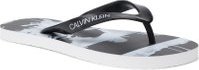 Žabky Calvin Klein Swimwear Ff Sandals-Hurricane KM0KM00340 Černá