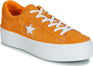 Converse Tenisky ONE STAR PLATFORM SUEDE OX Oranžová