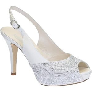 Leonardo Shoes Sandály S2619 SATIN BIANCO T 2693P F LUCY Bílá