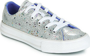 Converse Tenisky Dětské CHUCK TAYLOR ALL STAR GALAXY GLIMMER OX Stříbrná