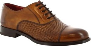 Leonardo Shoes Šněrovací polobotky 8616E19 TOM VITELLO DELAVE SIENA Hnědá