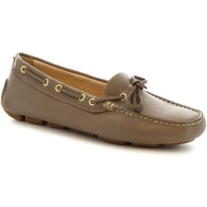 Leonardo Shoes Mokasíny 7502 MOUSSE TAUPE