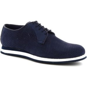 Leonardo Shoes Šněrovací polobotky 398_3 PE NABUK BLUE Modrá