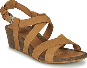 Teva Sandály MAHONIA WEDGE CROSS STRAP Hnědá