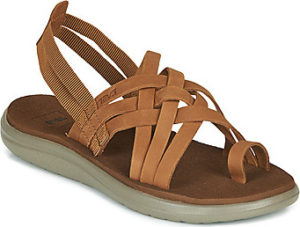 Teva Sandály VOYA STRAPPY LEATHER Hnědá