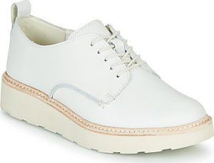 Clarks Šněrovací polobotky TRACE WALK Bílá