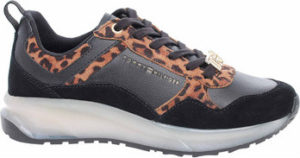 Tommy Hilfiger Tenisky Dámská obuv FW0FW04529 0GP leopard Černá