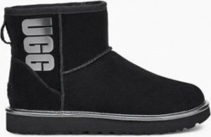 UGG Zimní boty Classic Mini Rubber Logo Černá