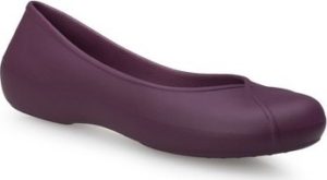 Crocs Baleríny Olivia LL Lined Flat Fialová