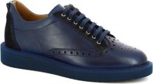 Leonardo Shoes Šněrovací polobotky 1119_1 VITELLO BLUE Modrá