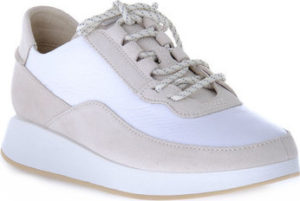 Clarks Tenisky KIOWA PACE WHITE Bílá