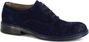 Leonardo Shoes Šněrovací polobotky M681-23 WASHSAVANA BLU Modrá