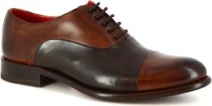 Leonardo Shoes Šněrovací polobotky 7658E20 TOM MONTECARLO DELAVE BRADNY Hnědá