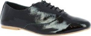 Leonardo Shoes Šněrovací polobotky 936-80 NAPLAK NERO Černá