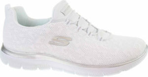 Skechers Mokasíny Summits - Leopard Spot white-silver Bílá