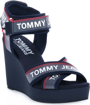 Tommy Hilfiger Sandály C87 POP COLOR Modrá