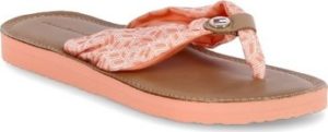 Tommy Hilfiger Žabky Monogram Flat Beach Oranžová