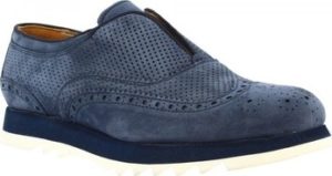 Leonardo Shoes Šněrovací polobotky 1576_5 NABUK BLUE Modrá