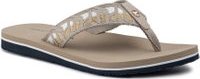 Žabky TOMMY HILFIGER Th Webbing Flat Beach Sandal FW0FW04621 Béžová