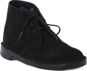 Clarks Kotníkové boty DESERT BOOT W Černá