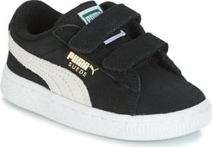 Puma Tenisky Dětské SUEDE 2 STRAPS INF Černá