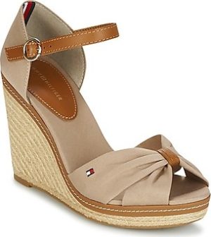 Tommy Hilfiger Sandály ICONIC ELENA SANDAL Béžová