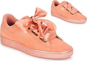 Puma Tenisky WN SUEDE HEART SATIN.DUSTY Oranžová