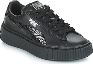 Puma Tenisky Dětské G PS B PLATFORM BLING.BLK Černá