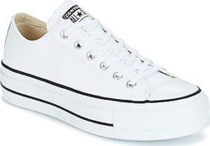 Converse Tenisky CHUCK TAYLOR ALL STAR LIFT CLEAN OX LEATHER Bílá